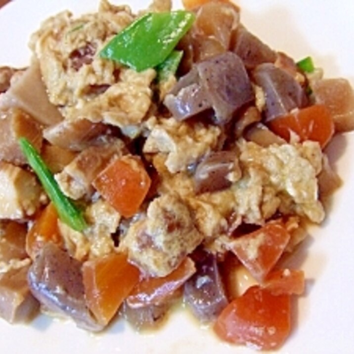 残った筑前煮リメイク 筑前煮の卵とじ レシピ 作り方 By アルビン1006 楽天レシピ